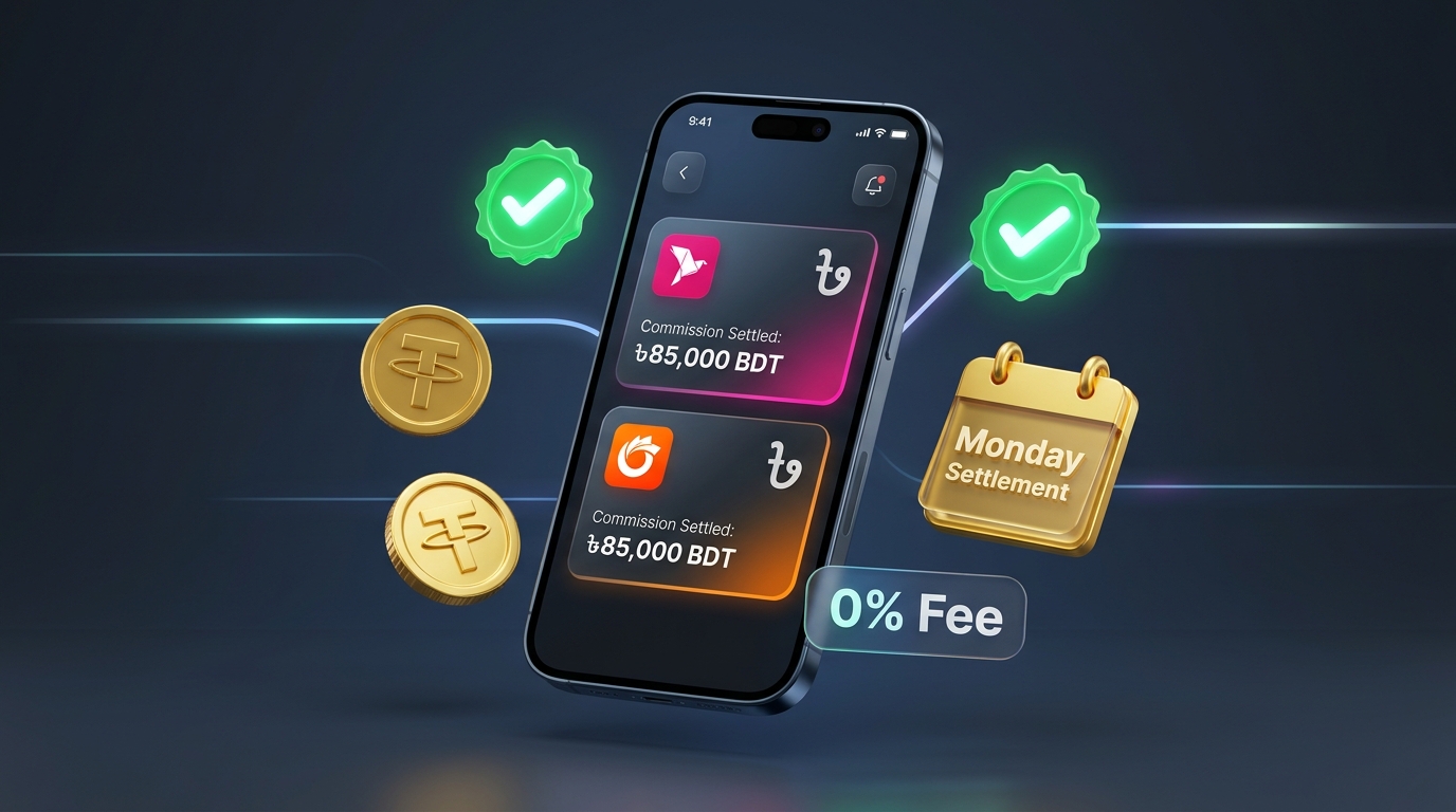 BetJadu Affiliate Payouts in Bangladesh: Guaranteed Weekly bKash, Nagad, Rocket & USDT Settlements with Zero Transaction Fees