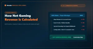 NGR Calculation Waterfall: GGR minus Player Bonuses, Game Royalties, Payment Fees, and Gaming Duties