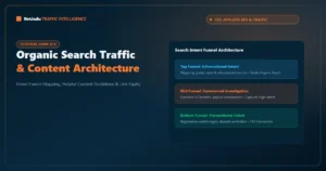 Search Intent Funnel: Top-Funnel Informational Guides, Mid-Funnel Comparison Reviews, and Bottom-Funnel FTD Conversion