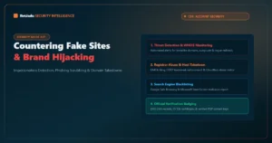 Brand Protection Protocol: Lookalike Domain Monitoring, Registrar Takedowns, Safe Browsing Blacklists, and Official Verification